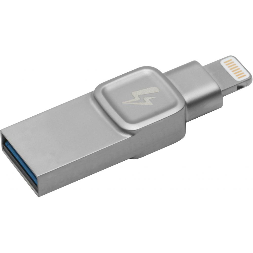 USB флеш накопичувач Kingston 128GB DataTraveler Bolt Duo USB 3.1 Gen.1 / Lightning (C-USB3L-SR128-EN) - зображення 2