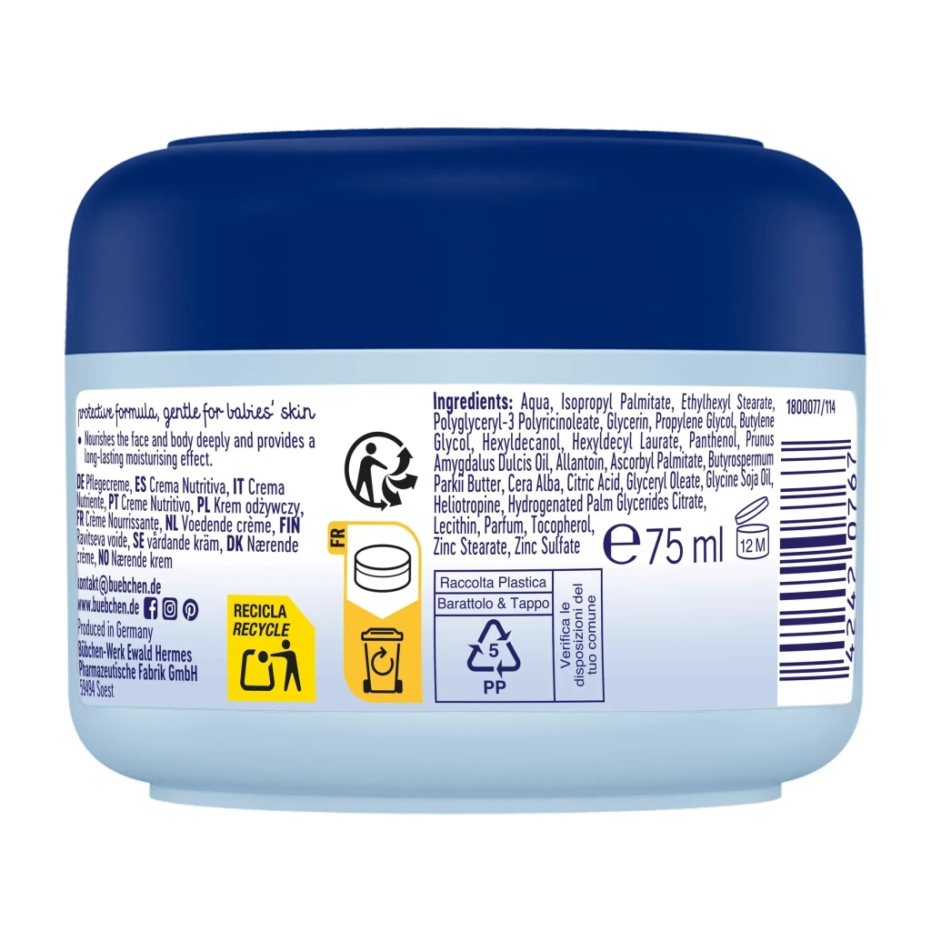 Дитячий крем Bubchen косметический, 75 мл (3100030) - изображение 2