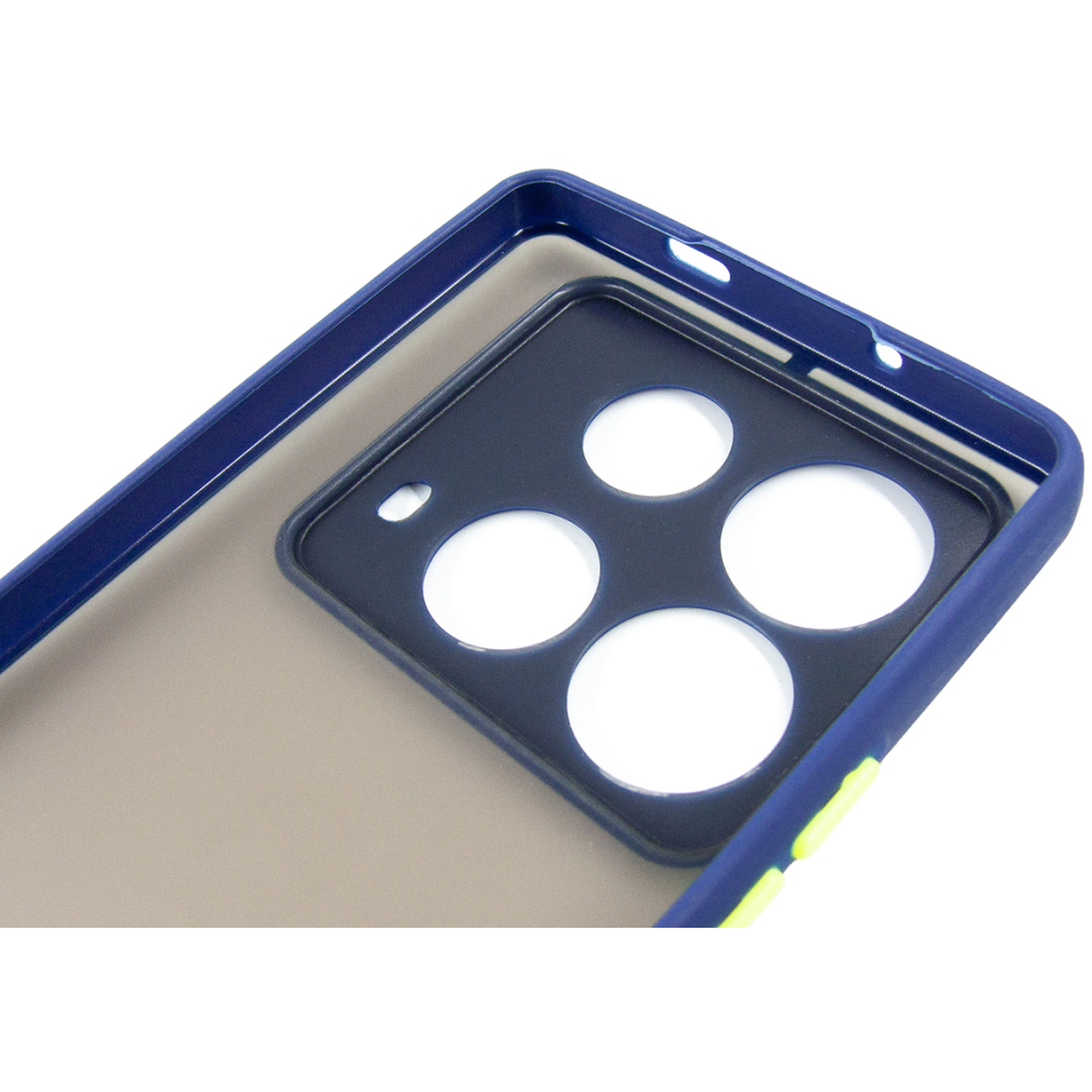 Чохол до мобільного телефона Dengos Matte Infinix Note 40 (Blue) (DG-TPU-MATT-154) - зображення 4