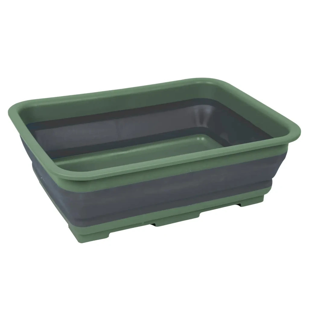 Відро складне Bo-Camp Washing Bowl Collapsible 7L Grey/Green (6303690) - зображення 1