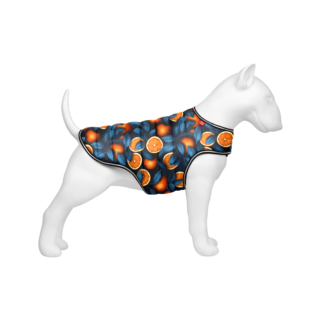 Курточка для тварин WAUDOG Clothes Накидка Апельсини L (505-4054) - зображення 1