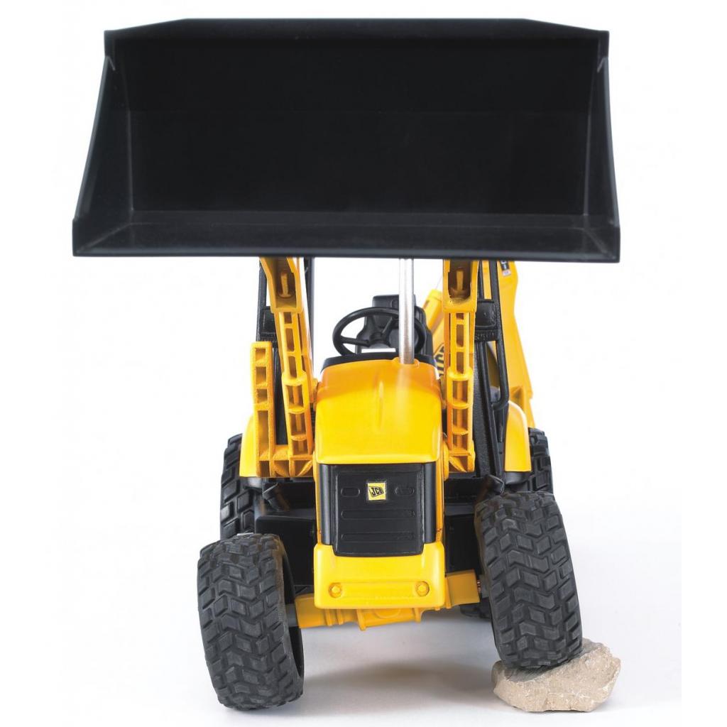 Спецтехніка Bruder Дорожный погрузчик с экскаватором JCB MIDI CX М1:16 (02427) - зображення 4