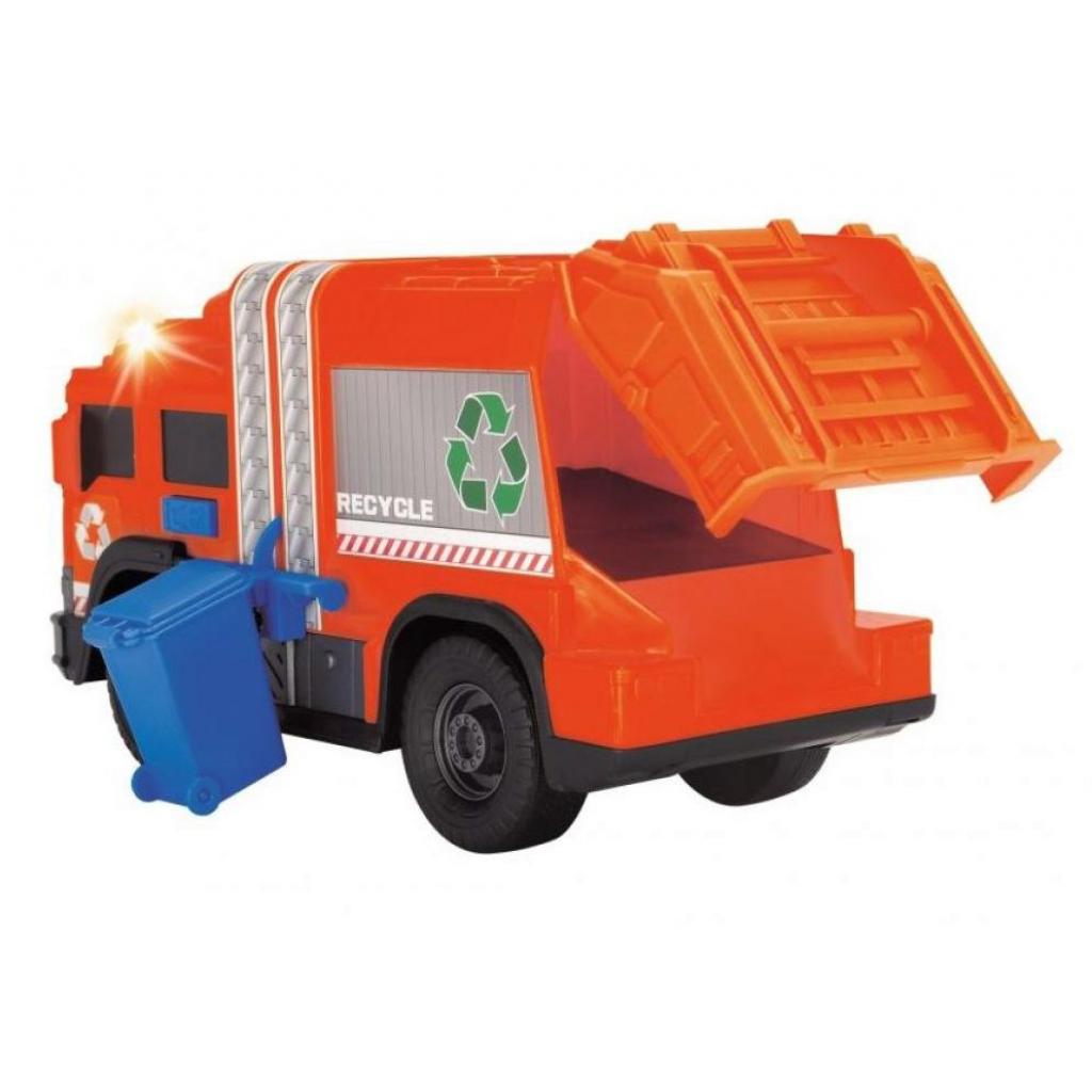 Спецтехніка Dickie Toys Сміттєвоз з баком зі св. та зв.ефектами (3306001) - изображение 3