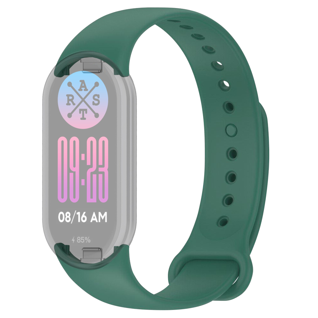 Ремінець до фітнес браслета Armorstandart для Xiaomi Smart Band 10/9/8 Dark Green (ARM86907) - зображення 1