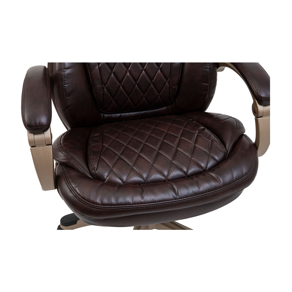 Офісне крісло Richman Преміо Пластик Річ Synchro Шкіра Спліт Темно-коричнева (R00000042322) - зображення 10