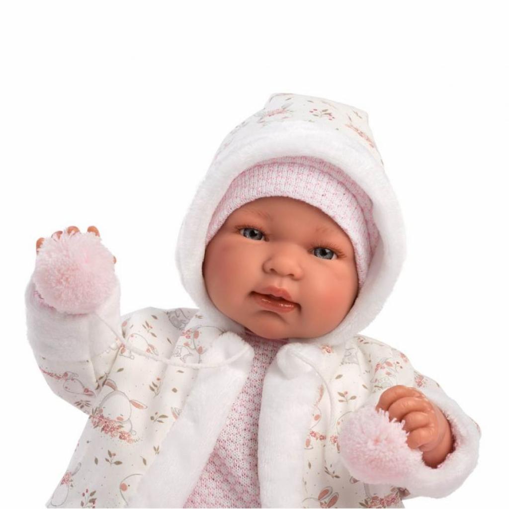 Пупс Llorens що плаче Tina con toquilla, 44 см (84438) - зображення 4