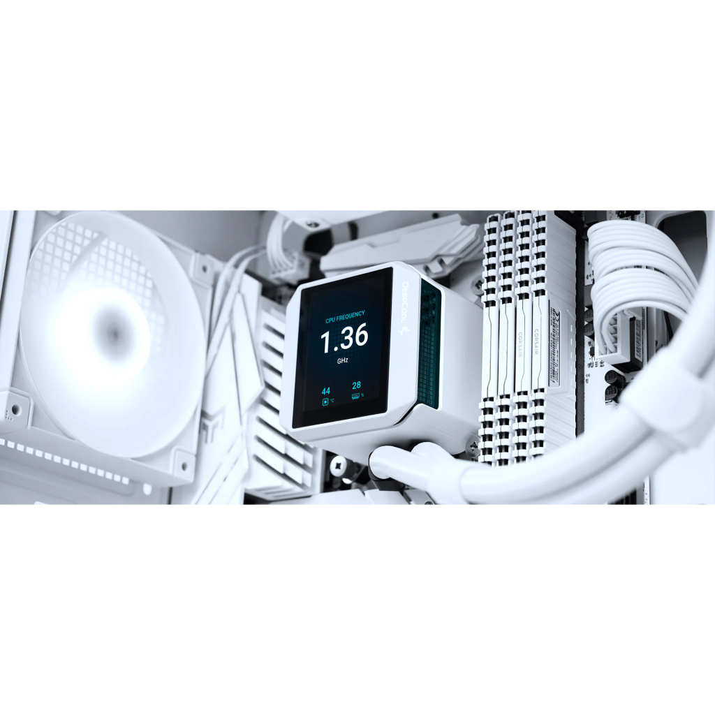 Система рідинного охолодження Deepcool Mystique 240 White (R-LX240-WHDSNMP-G-1) - зображення 7