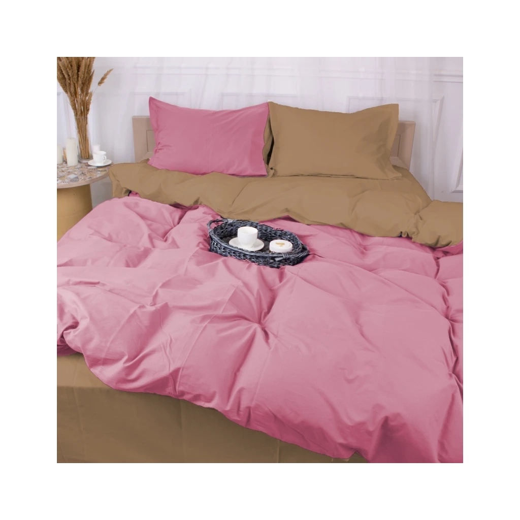 Постільна білизна MirSon Poplin Line 015 + 041 Honey 110x140 (2200006277743) - изображение 5