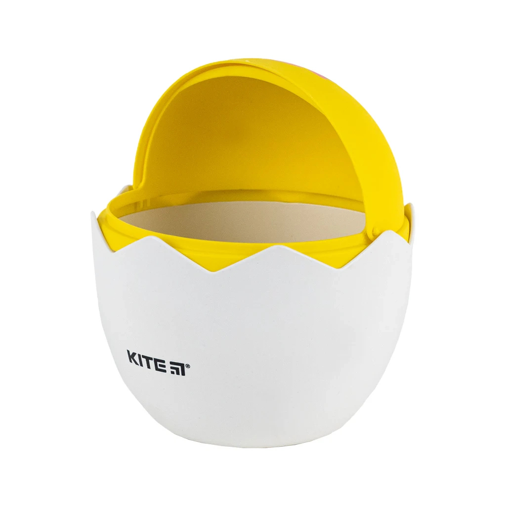 Кошик для паперів Kite Настільний контейнер для сміття, жовтий (K24-009-3) - зображення 3