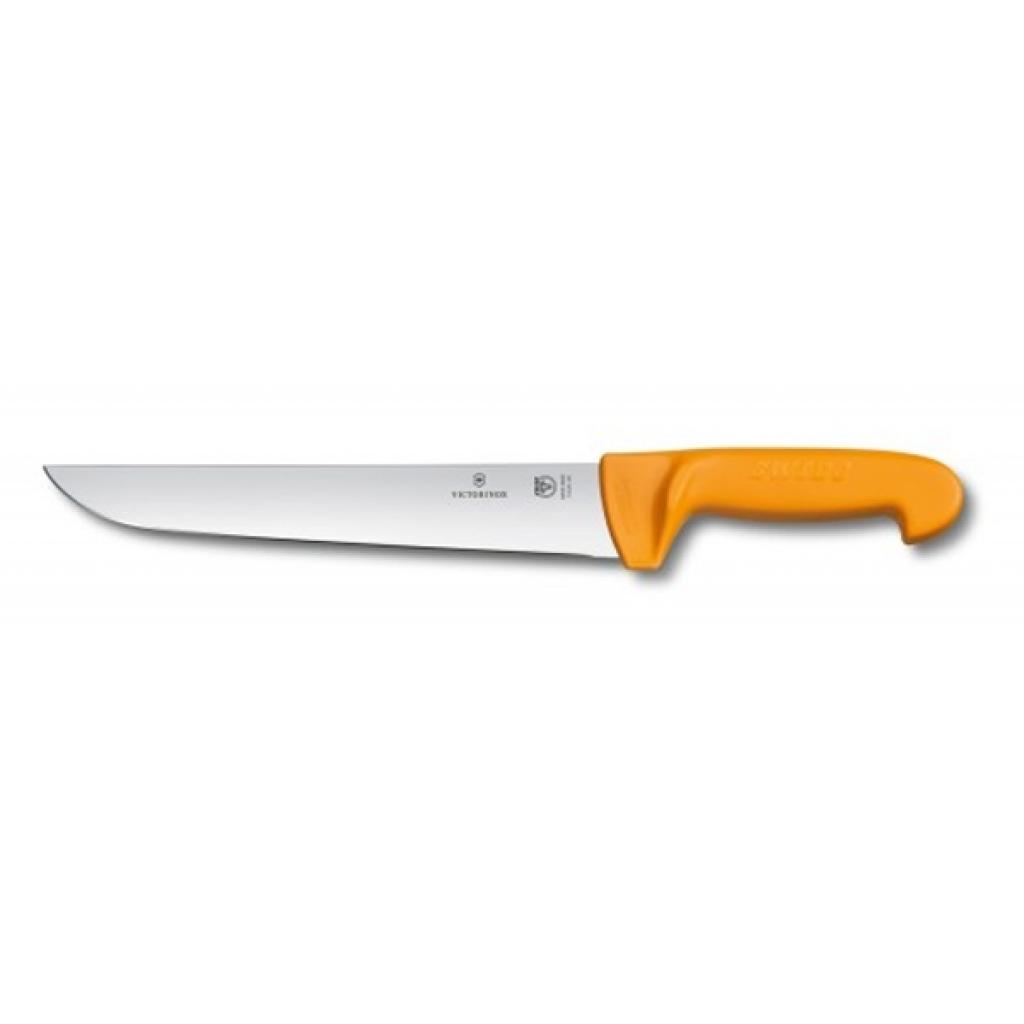 Кухонний ніж Victorinox Swibo, Butcher, помаранчевий, 26 см (5.8431.26) - зображення 1