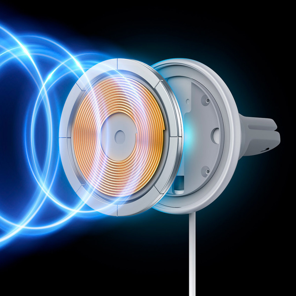 Універсальний автотримач Baseus CW01 Magnetic Wireless 40W (SUCX040102) - зображення 10