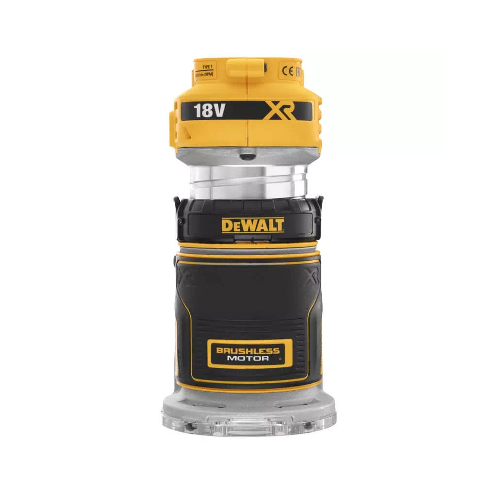 Фрезер DeWALT 18В XR Li-lon, безщітковий, 16000-25500 об/хв, цанга 6-8 мм (без АКБ та ЗП) (DCW600N) - изображение 2