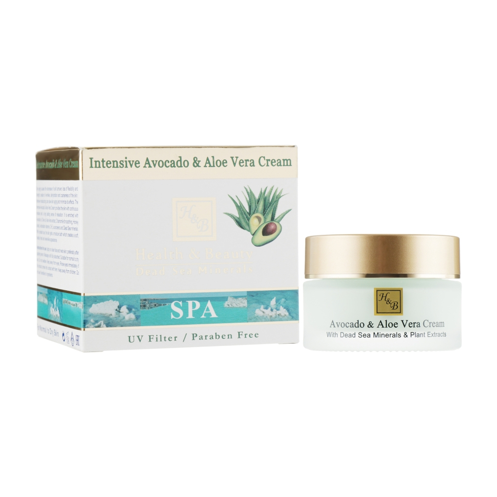 Крем для обличчя Health and Beauty Інтенсивний Авокадо і Алое 50 мл (7290012326097) - изображение 1