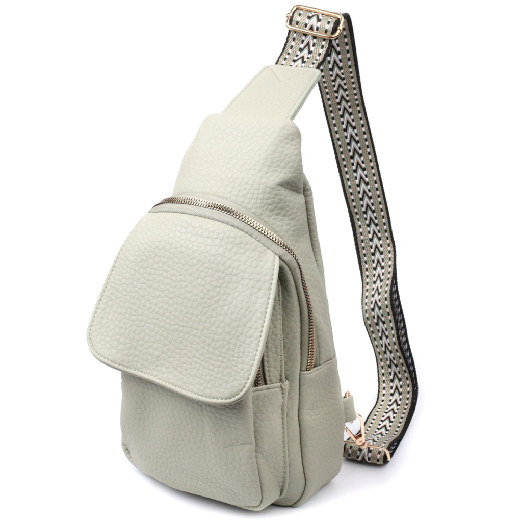 Сумка Vintage Жіноча З однією лямкою через плече з крупнозернистої екошкіри Фісташкова (22765) - зображення 1