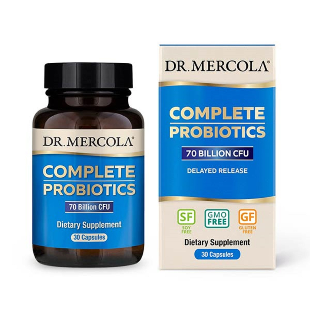 Пробіотики Dr. Mercola Комплекс пробіотиків, Complete Probiotics 70 Billion, 30 капсул (MCL01318) - зображення 1