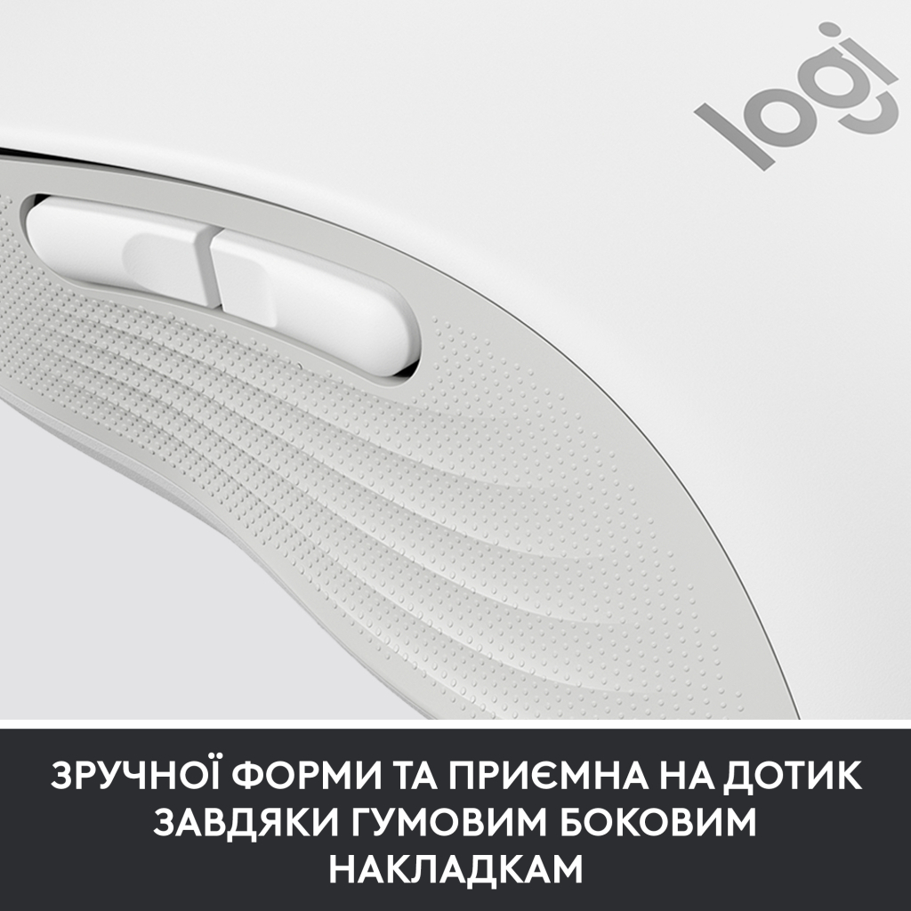 Мишка Logitech Signature M650 L Wireless Mouse for Business Off-White (910-006349) - зображення 8