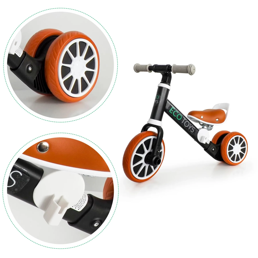 Біговел Ecotoys Велосипед 2 в 1 Energy black (LC-V1307 BLACK) - зображення 8