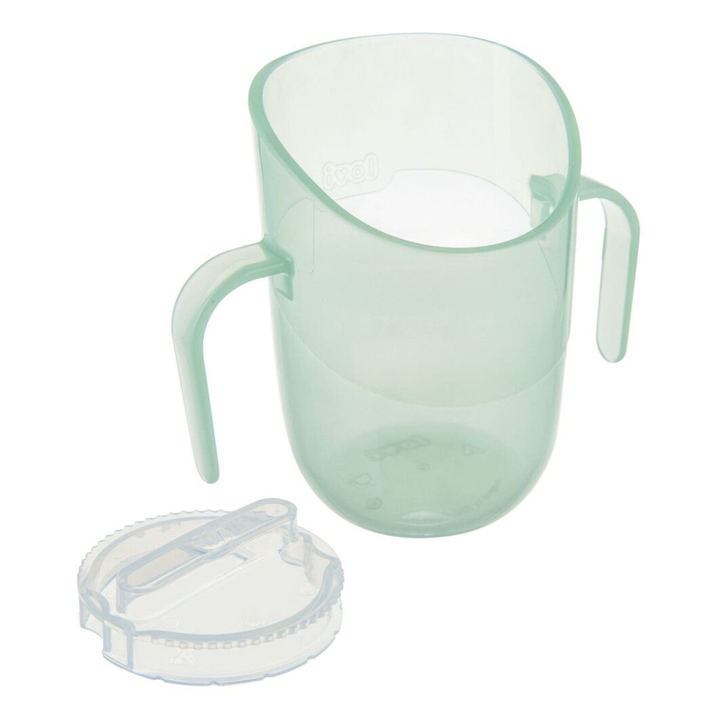 Набір дитячого посуду Lovi Pistachio кружка з вставкою 6 міс (35/368_gre) - зображення 2