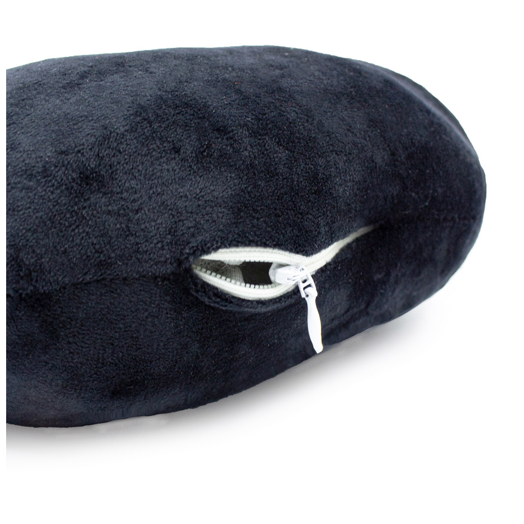 Подушка MirSon для подорожей №8752 Velvet Line 28-0007 Black 50% Memory (2200006348375) - изображение 2