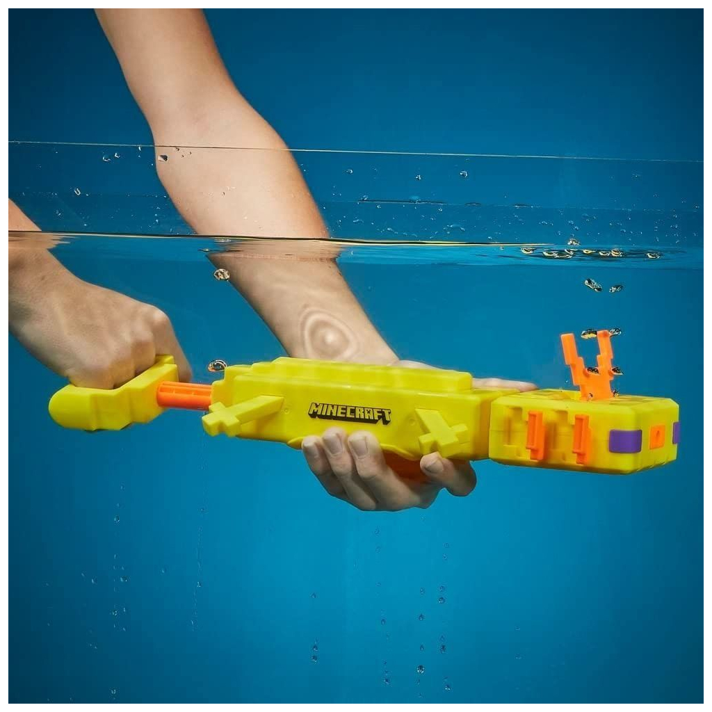 Іграшкова зброя Hasbro Nerf Super Soaker Minecraft Axolotl (F7601) - зображення 5