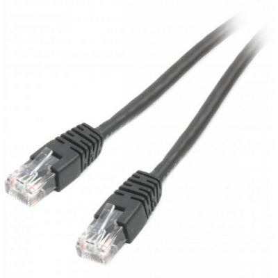 Патч-корд 0.25м UTP cat 6 CCA black Cablexpert (PP6U-0.25M/BK) - зображення 1