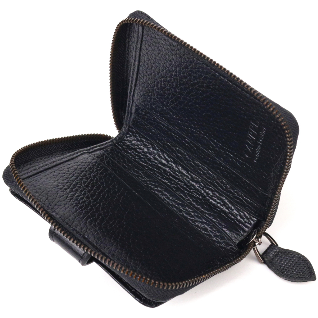 Портмоне Canpellini З натуральної шкіри Чорне (21494) - зображення 7