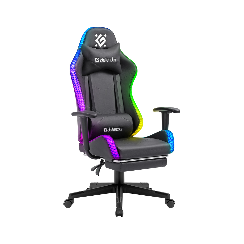 Крісло ігрове Defender Watcher RGB Black (64334) - зображення 1