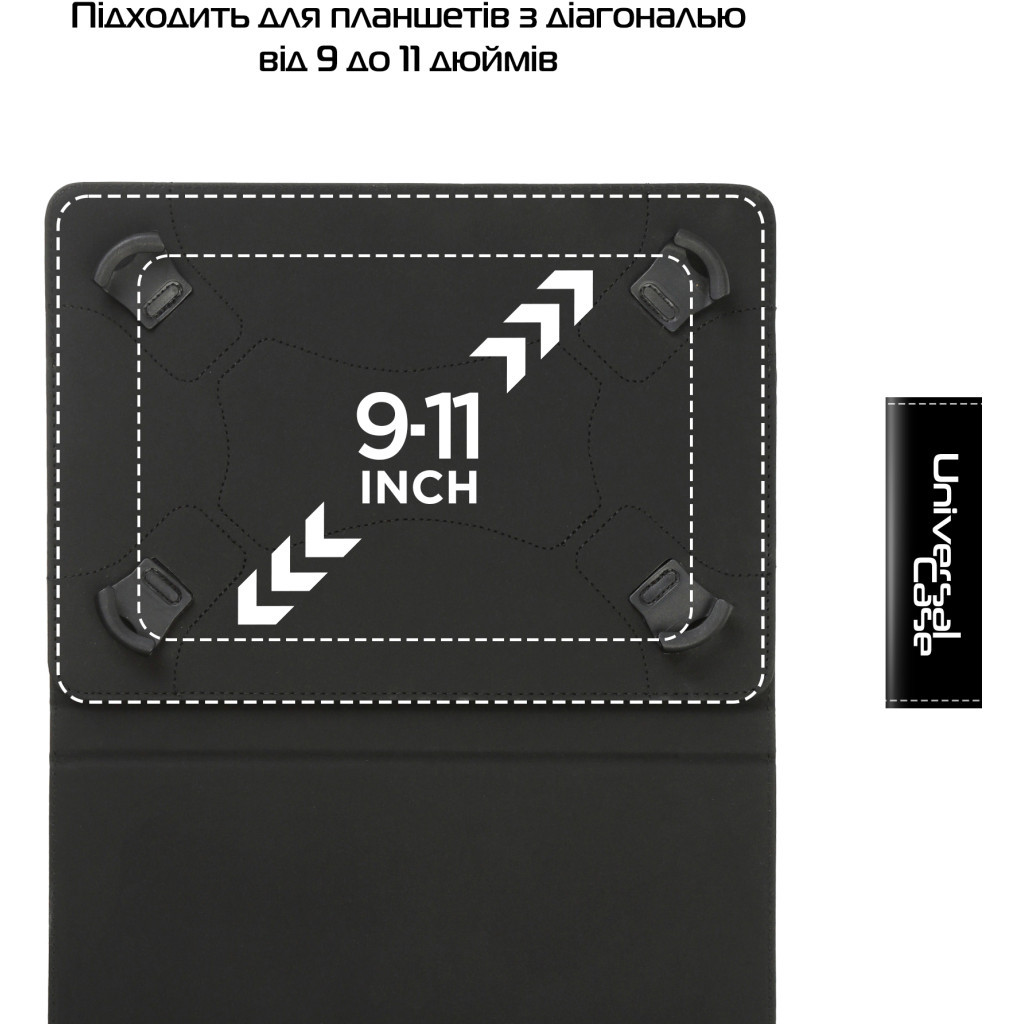 Чохол до планшета Armorstandart Silicone Hooks 10 Black (ARM59078) - зображення 4