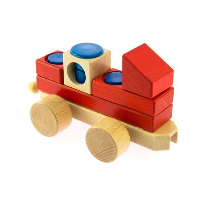 Конструктор Nic дерев'яний Паровозик (NIC2151) - зображення 4