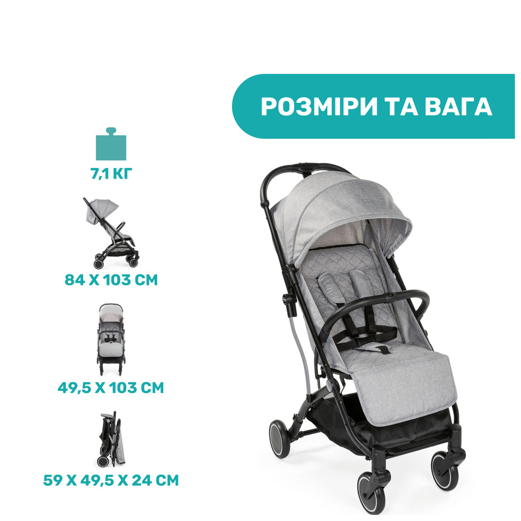 Коляска Chicco Trolleyme Stroller (79865.28) - зображення 8