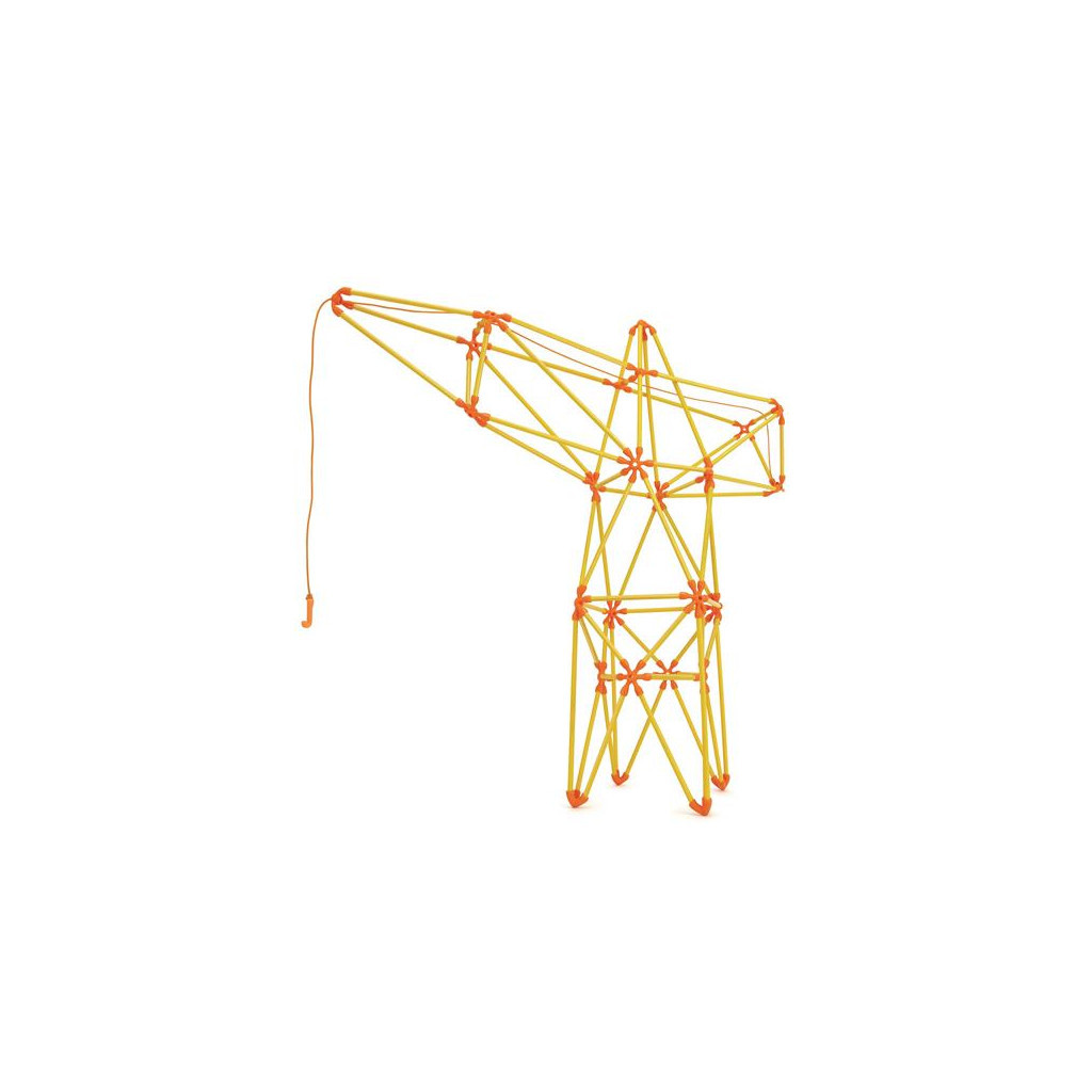 Конструктор Hape Flexistix Кран 94 деталі бамбуковий (E5562) - зображення 3