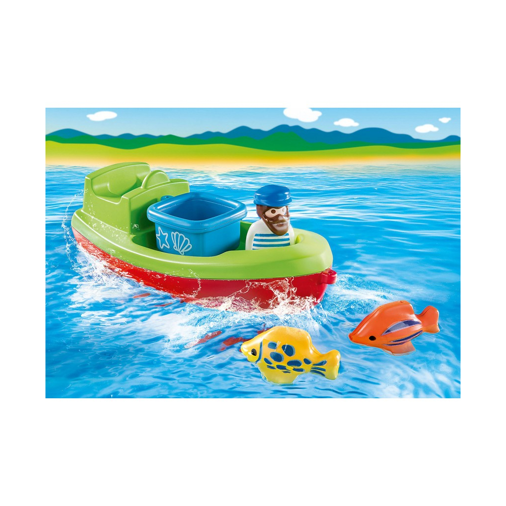 Конструктор Playmobil Рибак з човном (6336520) - зображення 4