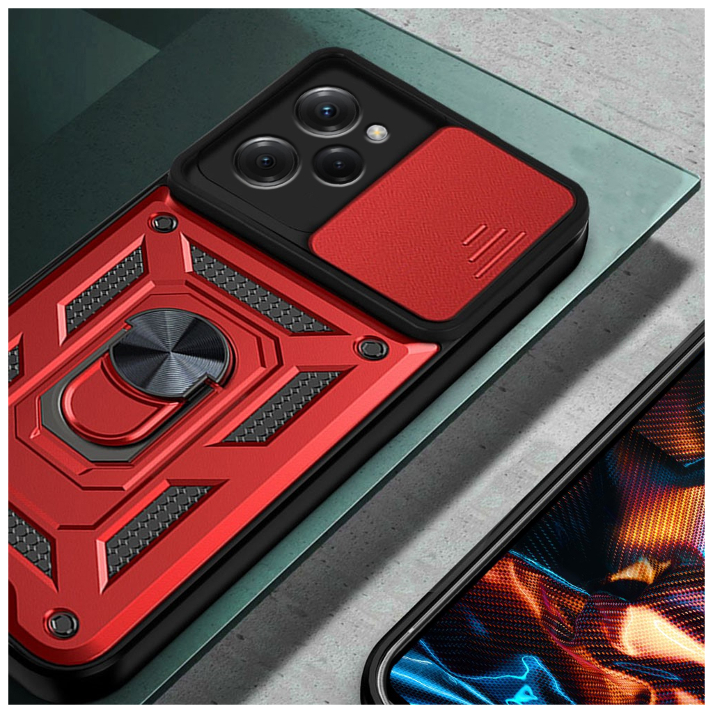 Чохол до мобільного телефона BeCover Military Poco X5 Pro 5G Red (709117) - зображення 3