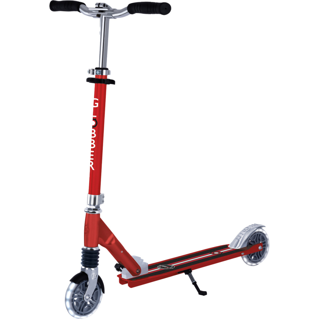 Самокат Globber Flow Element Comfort Lights колеса з підсвічуванням Червоний (727-102) - зображення 1