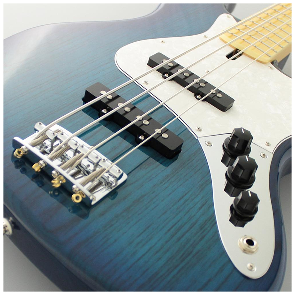 Бас-гітара FGN Neoclassic NJB See-Thru Blue Burst (NJB100MBAH-SBB) - зображення 4