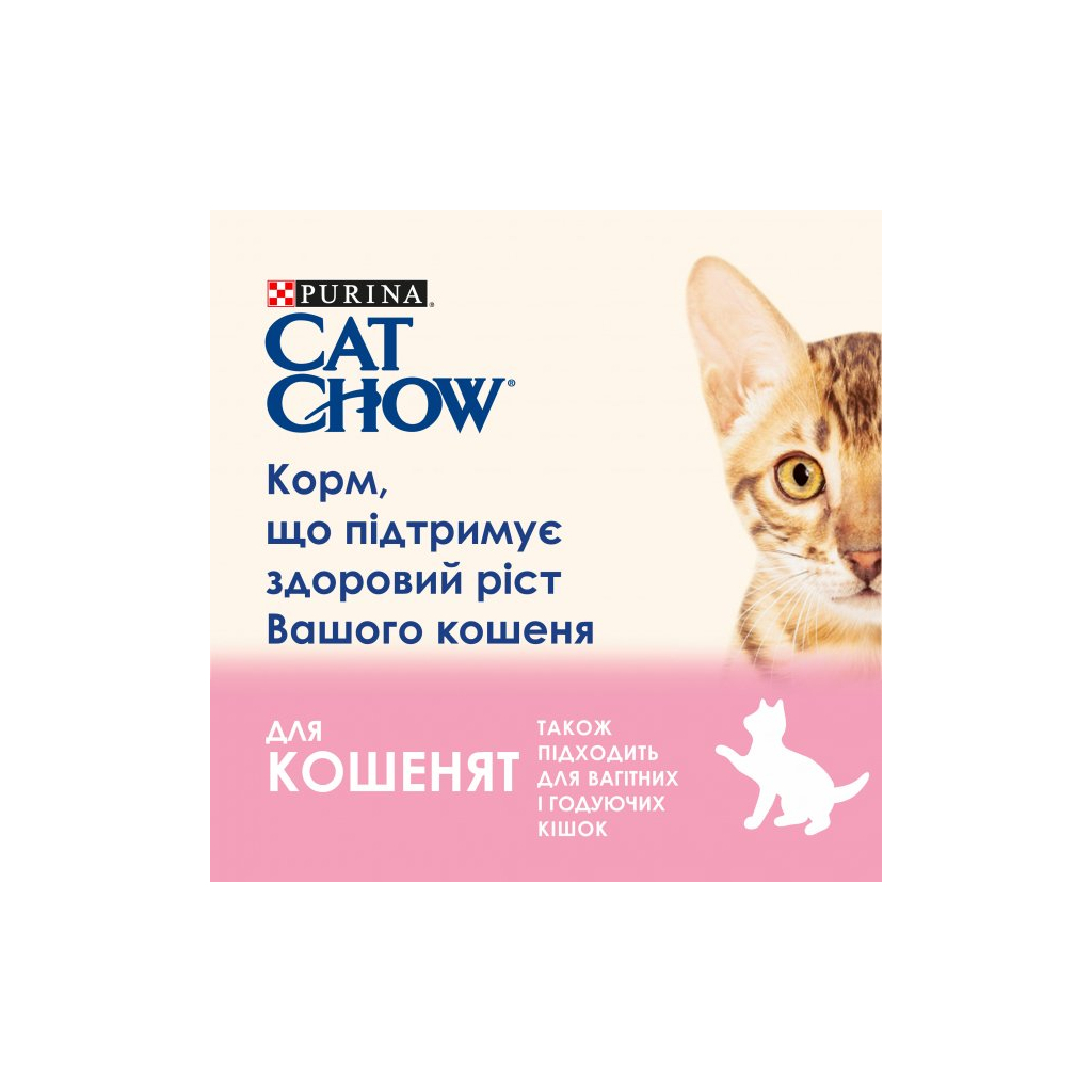 Вологий корм для кішок Purina Cat Chow Kitten з індичкою та цукіні в желе 85г (7613036595001) - зображення 3