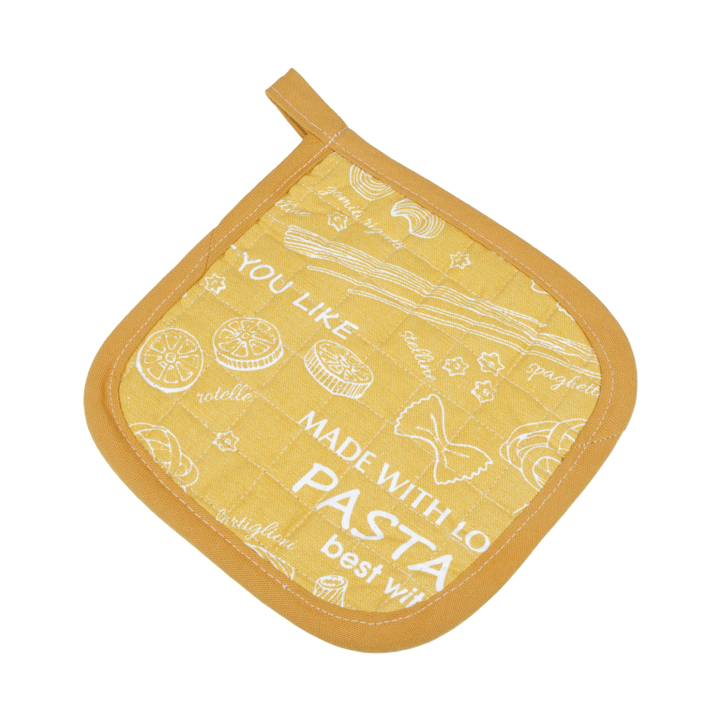 Кухонна прихватка Home Line Паста (охра) 20х20см (166848) - изображение 1