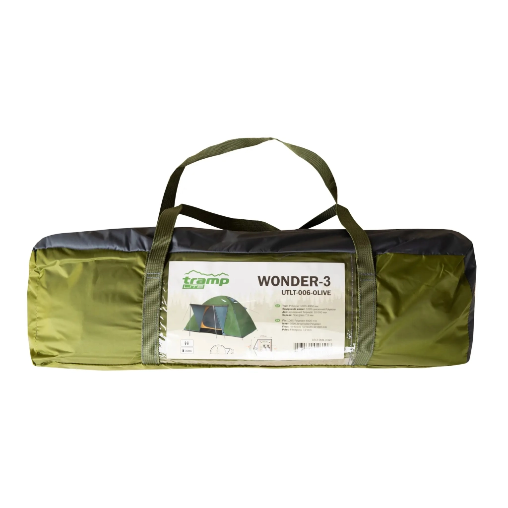 Намет Tramp Lite Wonder 3 Olive (UTLT-006-olive) - зображення 12