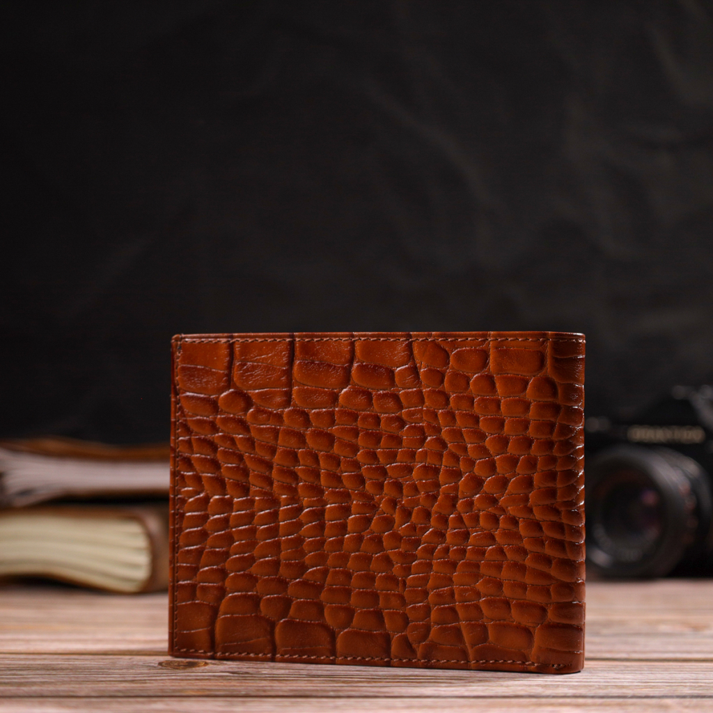 Гаманець Canpellini З натуральної шкіри Коричневий (21574) - зображення 9