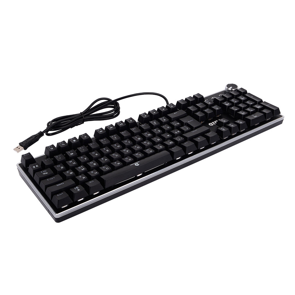 Клавіатура Ergo KB-955 Blue Switch RGB USB Black - зображення 11