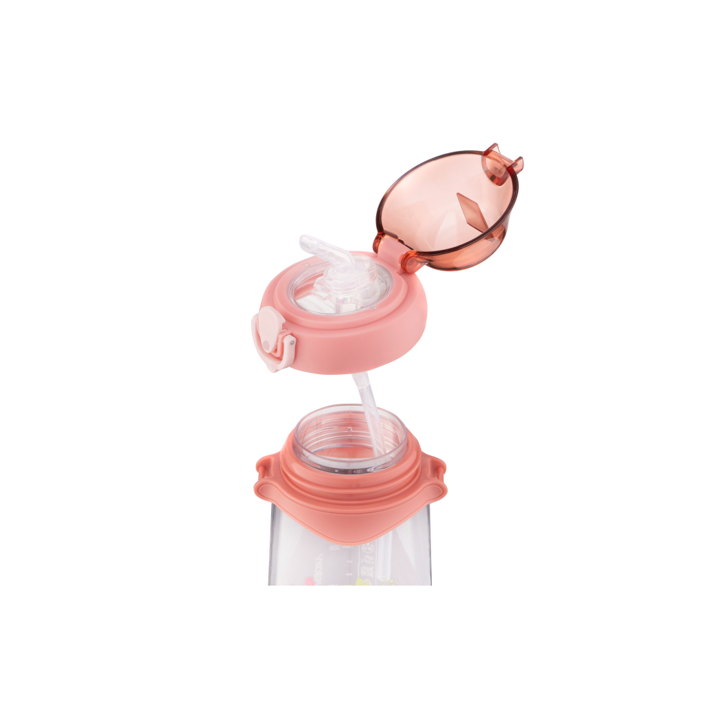 Поїльник-непроливайка Ardesto Llama рожева 500 мл (AR2250PL) - зображення 8