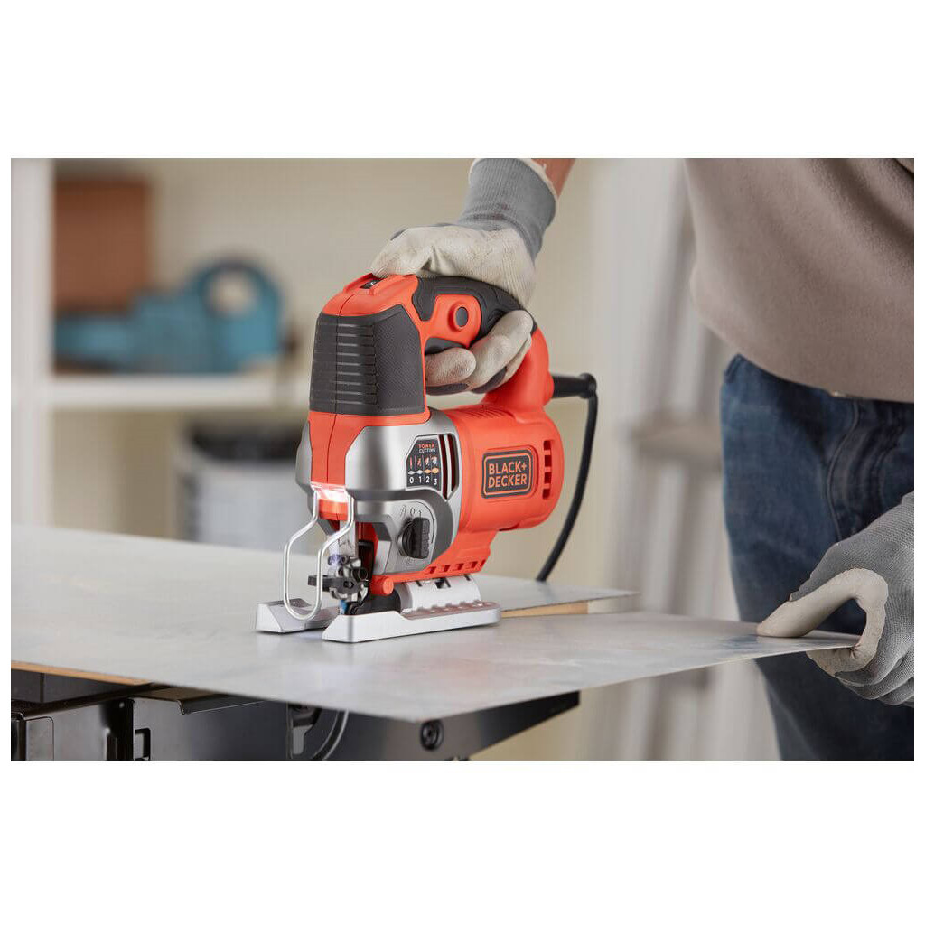 Електролобзик Black&Decker 650 Вт, 3100 хід/хв (BES610) - изображение 8