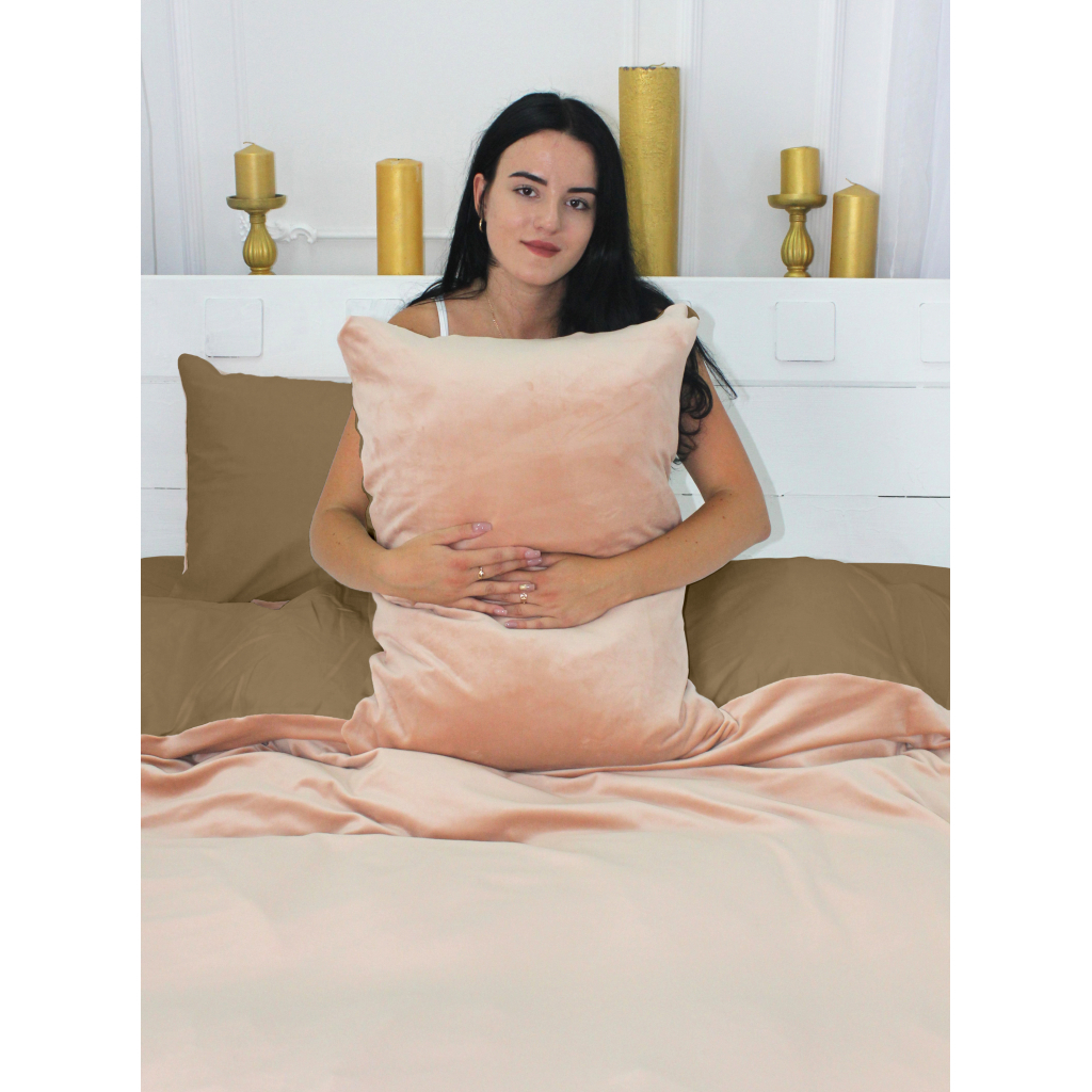 Постільна білизна MirSon Велюр Winter Delicate 28-0085 Garofano King Size (2200004054629) - зображення 4