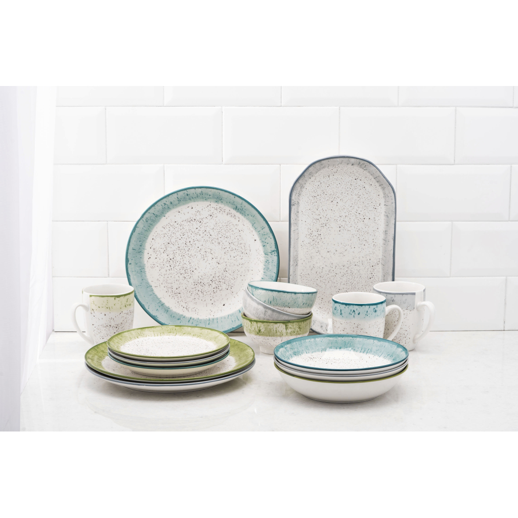 Салатник Ardesto Siena 11.5см, порцеляна, біло-блакитний (AR2914SWB) - зображення 9