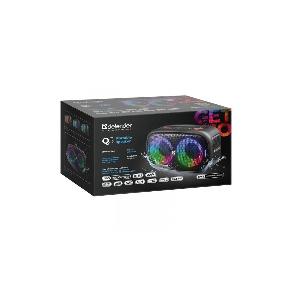 Акустична система Defender Q5 Black (65305) - зображення 7