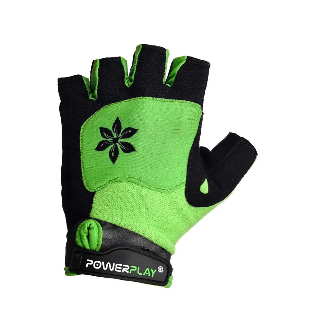 Велорукавиці PowerPlay 5284 B Зелені XS (SALE_5284B_XS_Green) - зображення 2