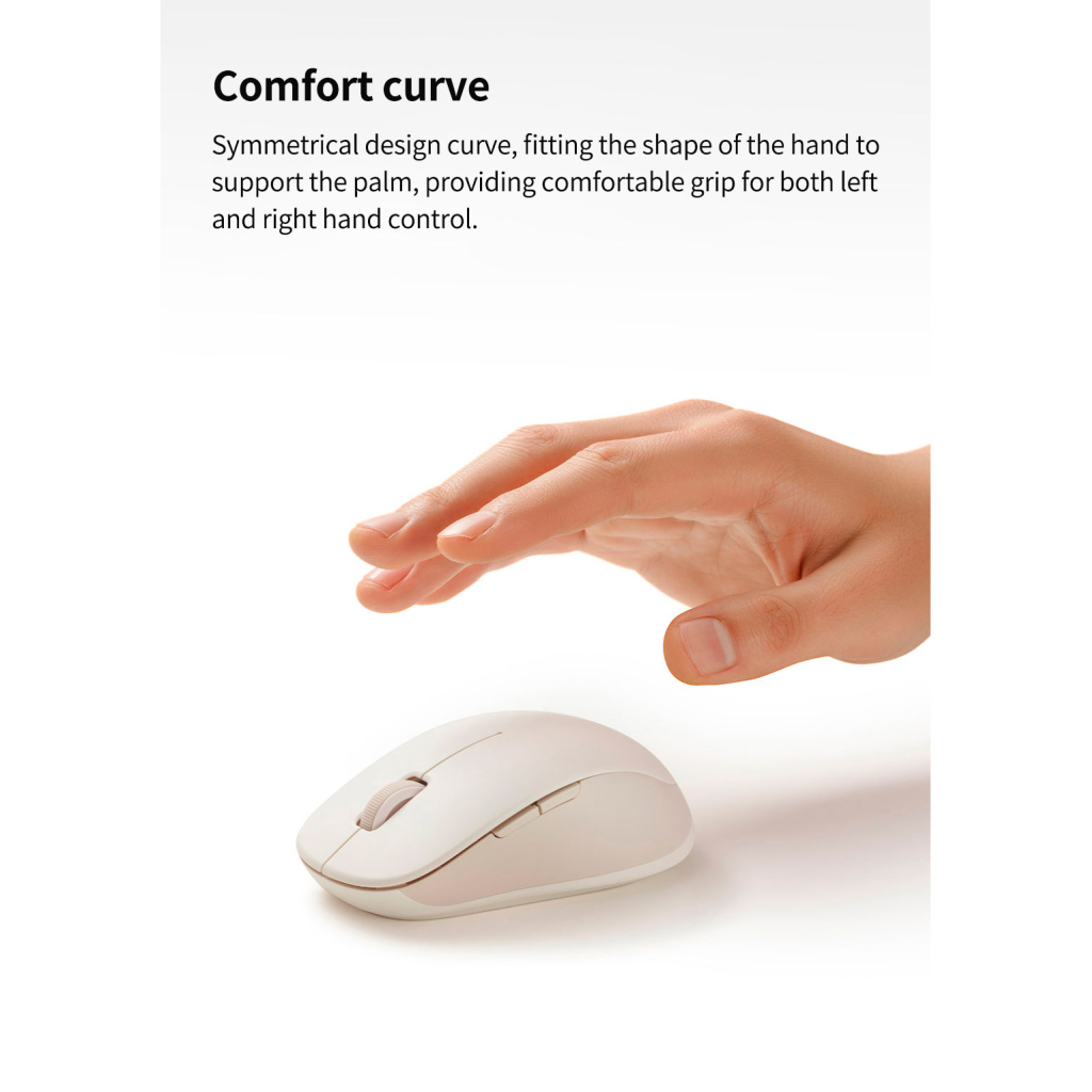 Мишка Xiaomi Dual-mode Wireless Mouse 2 White (BHR8849GL) (1122317) - зображення 7