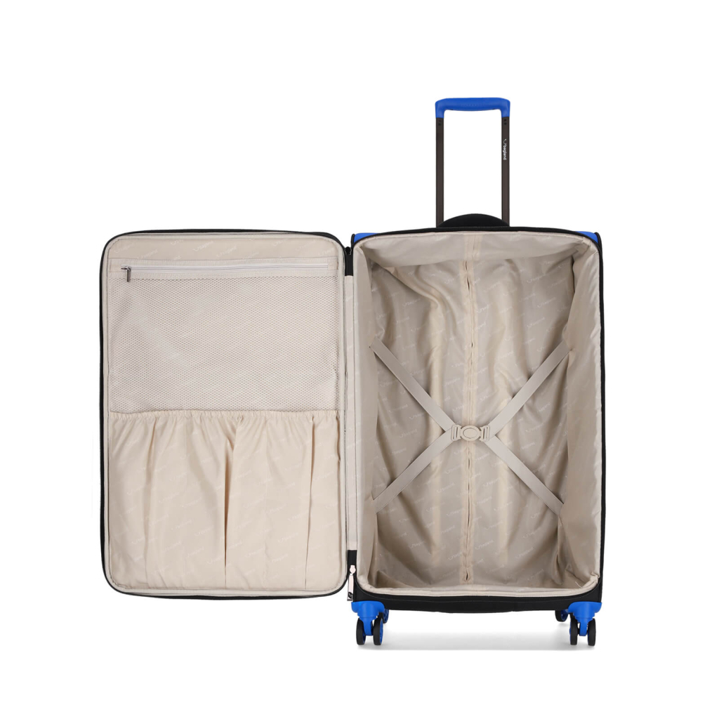 Валіза Bagland Stella маленька 31 л синя (1142821823) - зображення 6