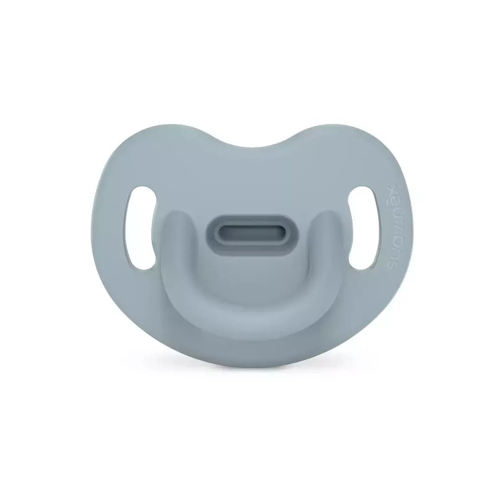 Пустушка Suavinex Colour Essence силіконова, анатомічна, 6-18 міс. блакитна (308079) - зображення 2