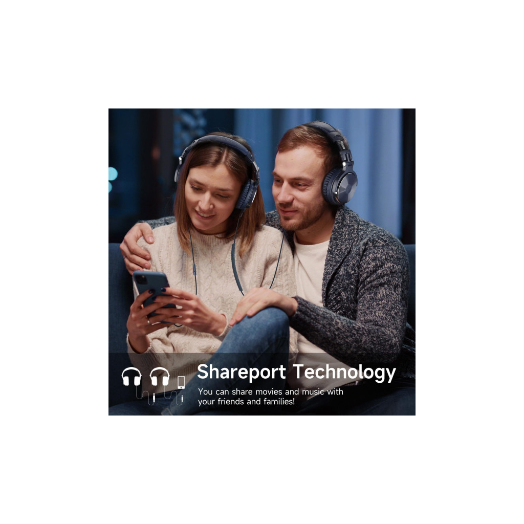 Навушники OneOdio Pro 10 3,5мм/6,35мм Deep Blue (Pro 10 Deep Blue) - зображення 7